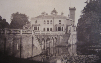 View of the West Wing and Boathouse